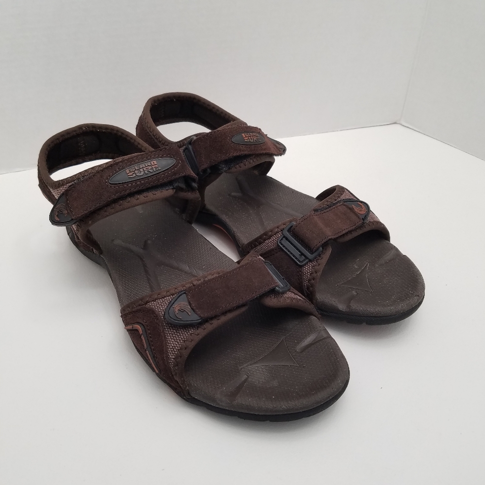 Island Surf Co Yarmouth Brown Mens Sandals